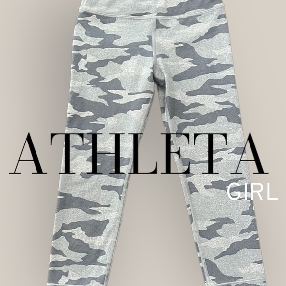 Athleta Girl Camo chit chat capri leggings - Picture 1 of 9